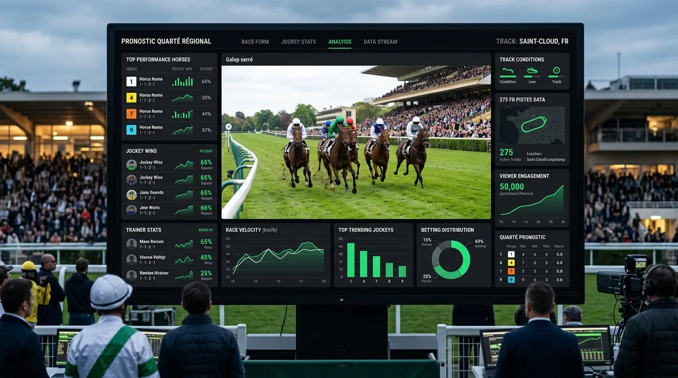 Pronostics du Quarté+ Régional par Hippodrome